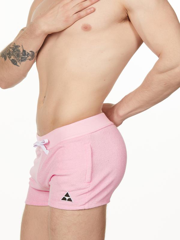 Terry Gym Zip Shorts