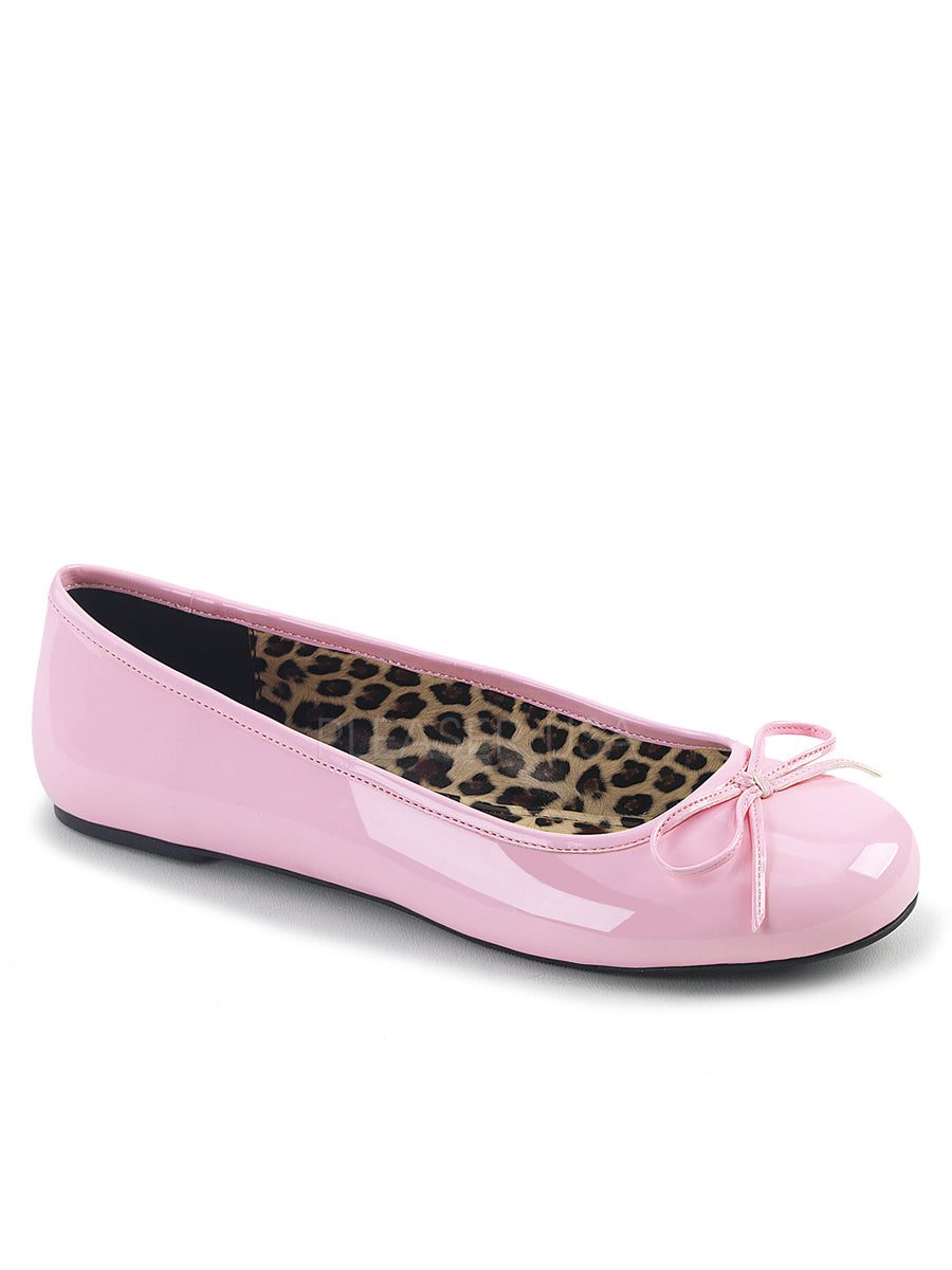 men's pink flat crossdressing shoes