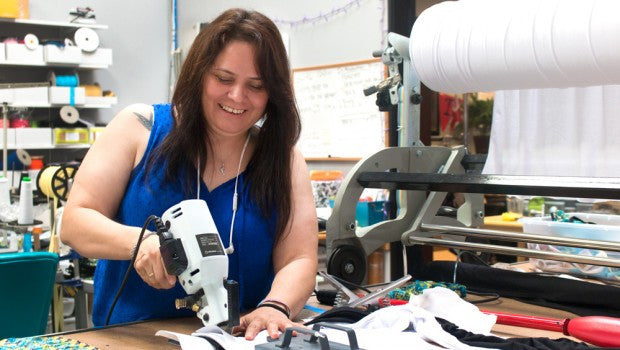 Behind XDress: Georgina, Fabric Cutting Extraordinaire!