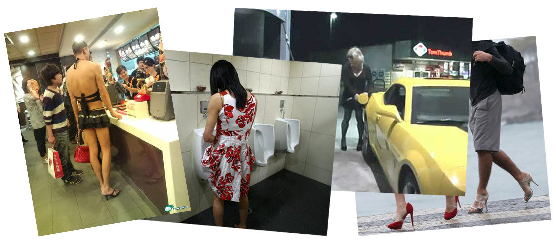 Xdressing in Public