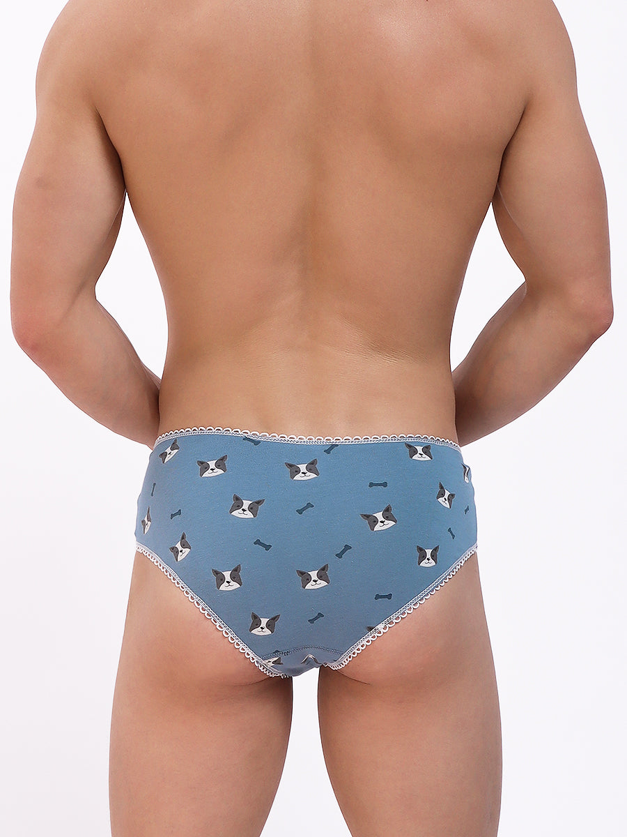 men's cotton print panties pack - XDress