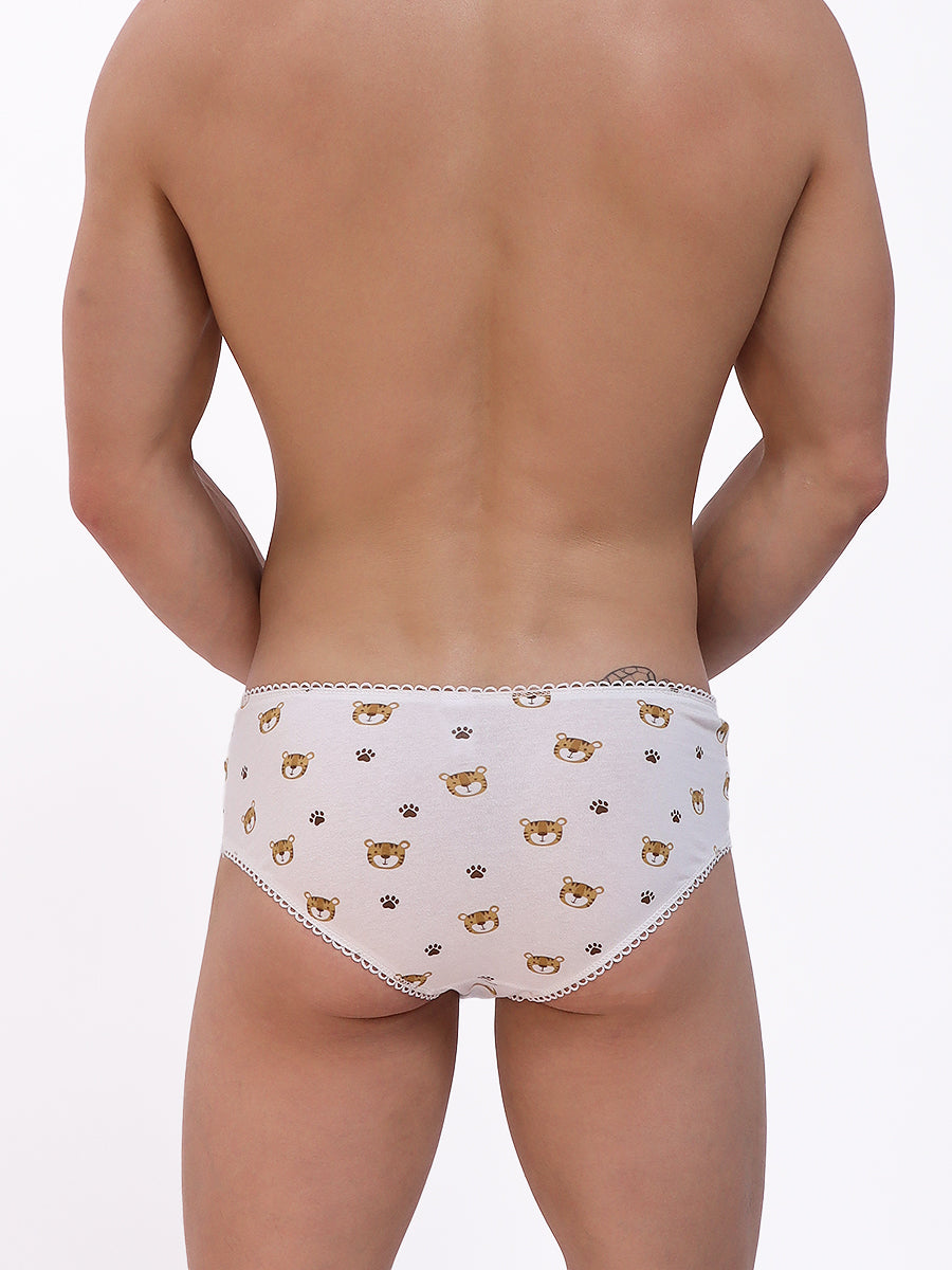 men's cotton print panties pack - XDress