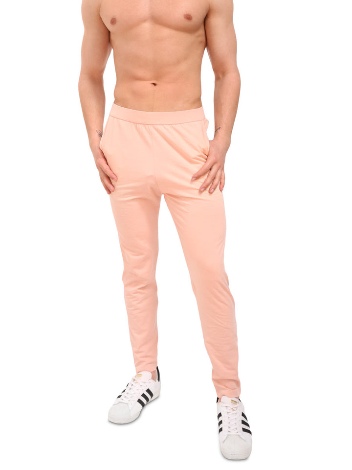 men's peach cotton lounge pants - XDress