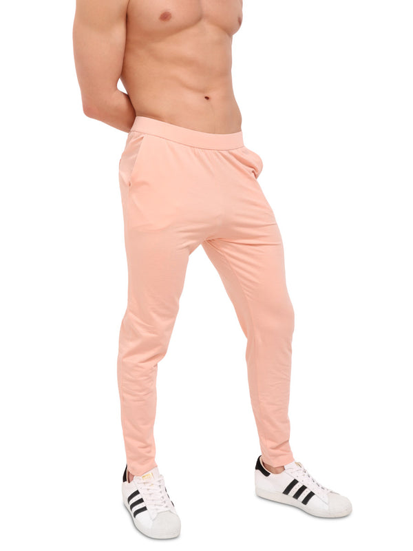men's peach cotton lounge pants - XDress
