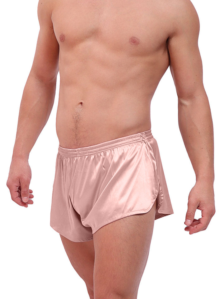 men's pink silk shorts - XDress