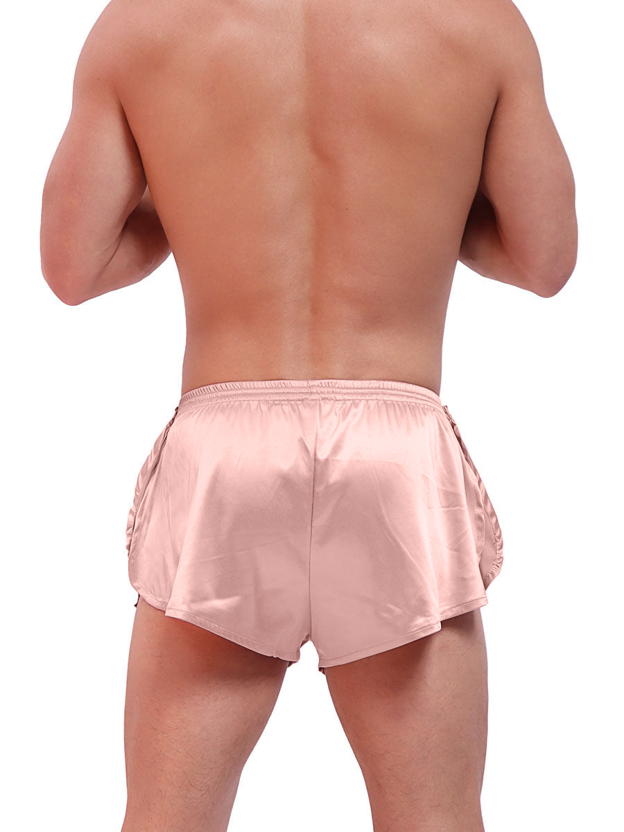 men's pink silk shorts - XDress