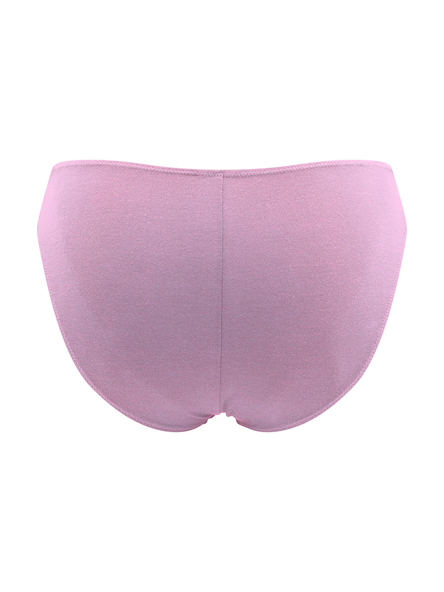 Purple men's underwear on a white background