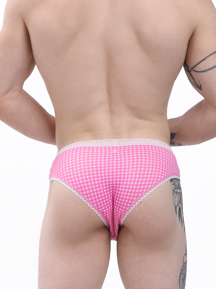 men's pink print panties - XDress