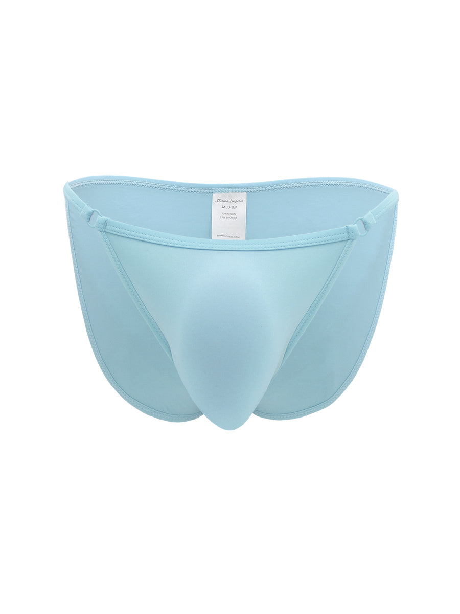 Light blue XDress men's panties on a white background.