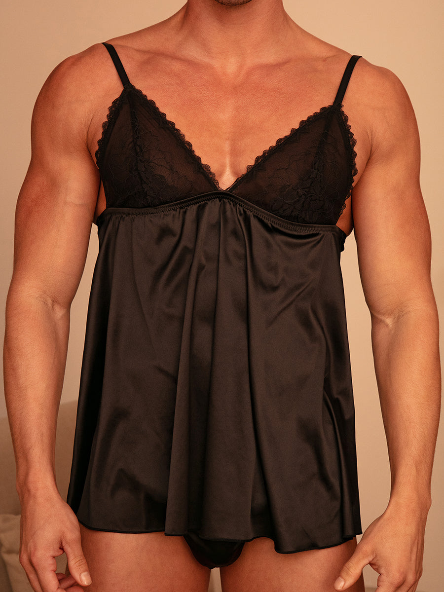 Black Daydream Babydoll for Men - Sexy Men's Lingerie - XDress Black Daydream Babydoll for Men - Sexy Men's Lingerie - XDress