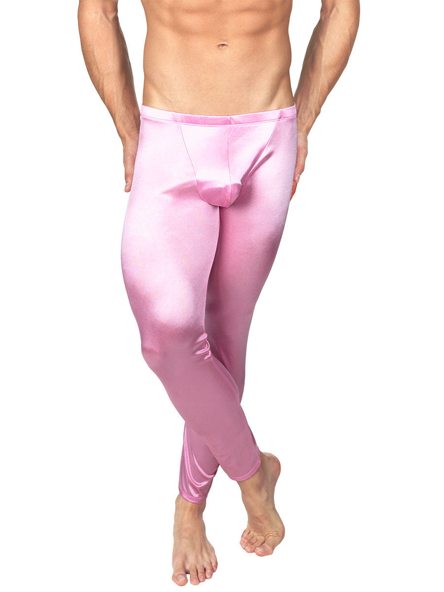 Satin Leggings - S, M, and 2X only Pink