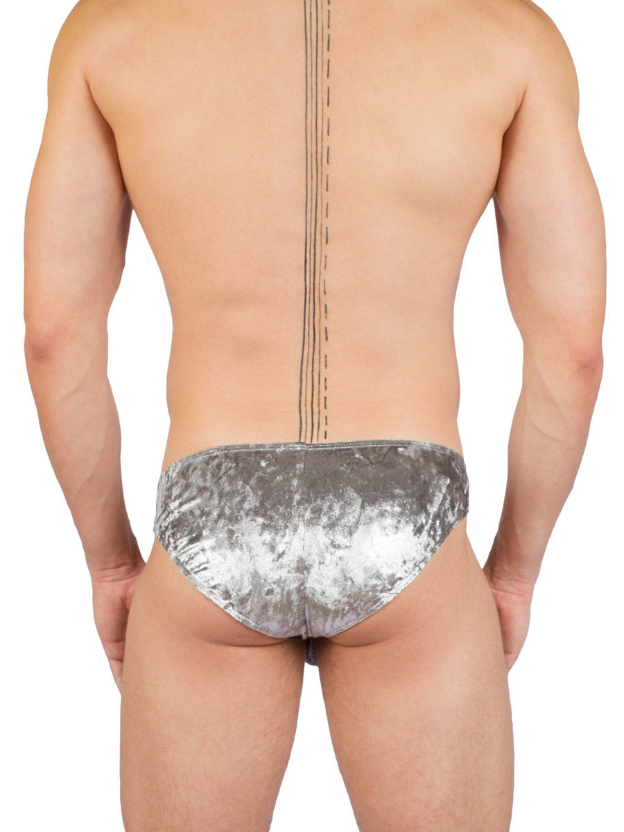 Metallic Velvet Brief