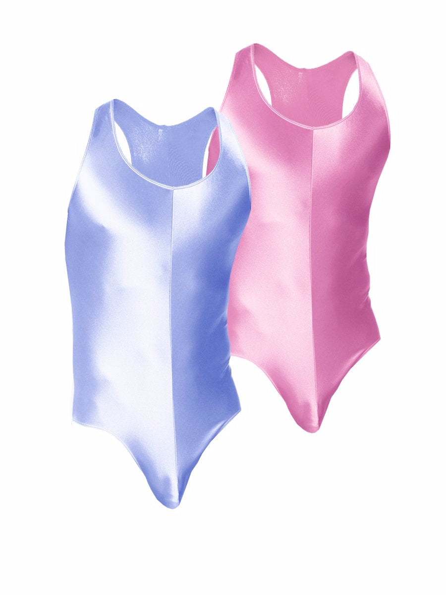 Satin Bodysuit Set