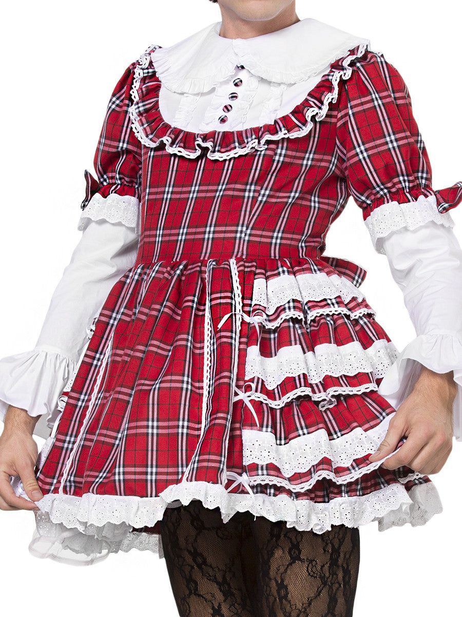 Men's Plaid School Girl Dress