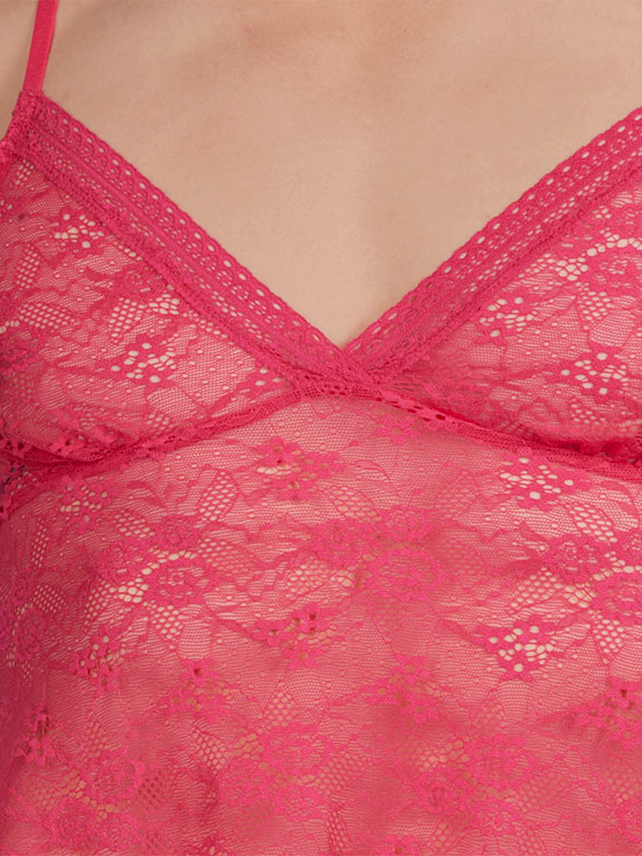 men's pink lace nightie - XDress