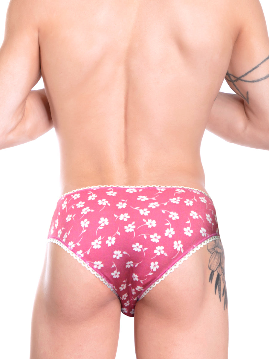 Gender-neutral pink floral panties