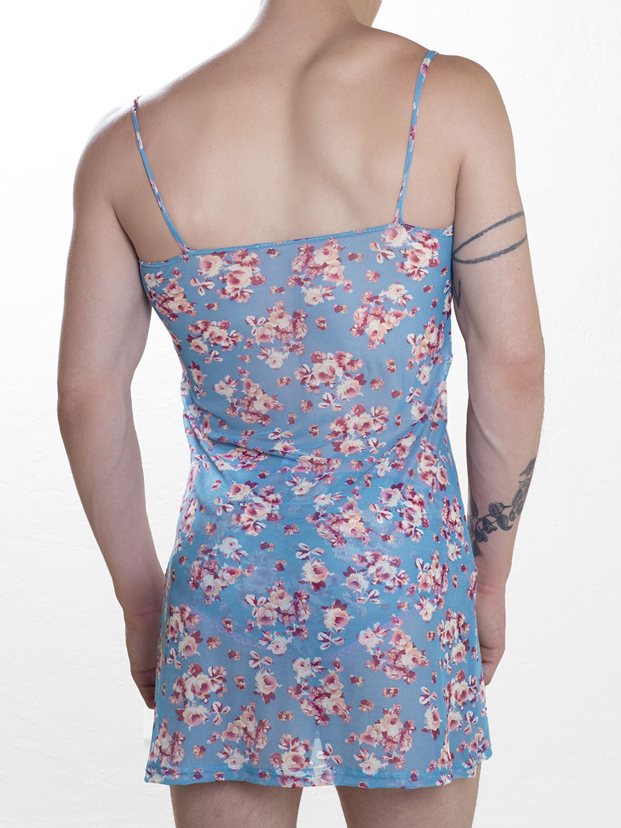 Men's mesh floral nightie