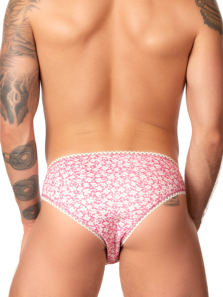 men's pink floral panties - XDress