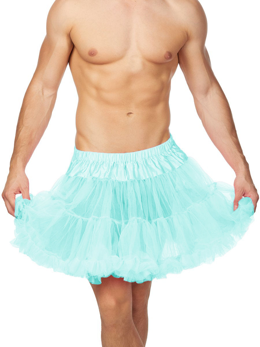 Unisex blue mesh petticoat