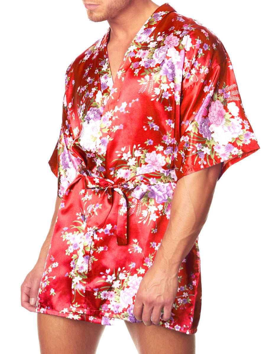 The Satin Peony Robe