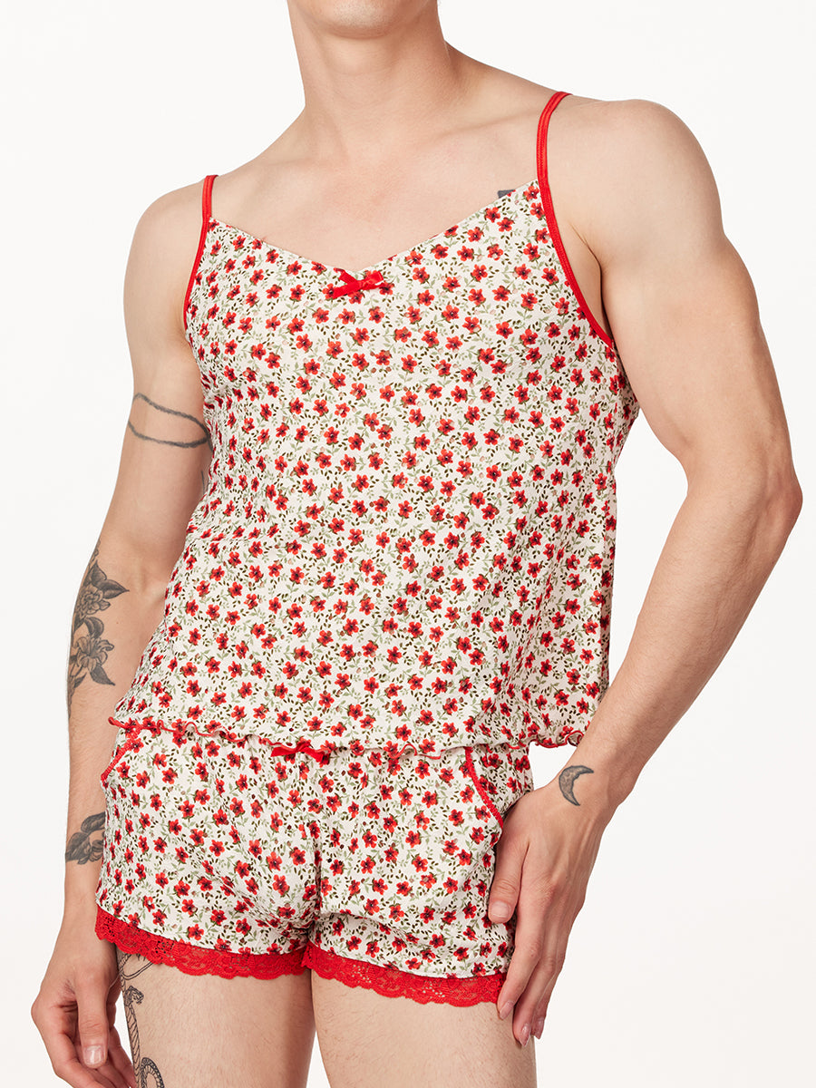 men's floral print camisole - XDress