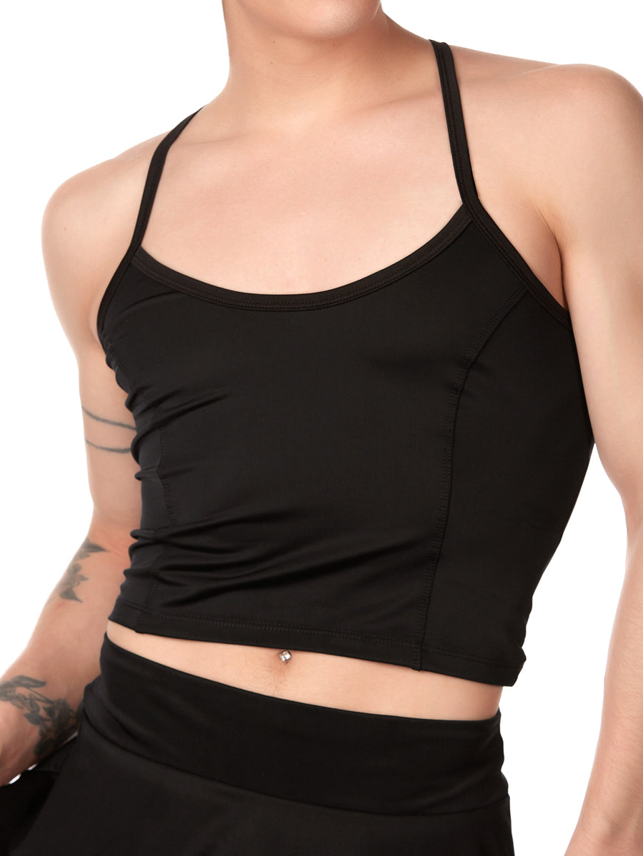 Black Cropped Cami