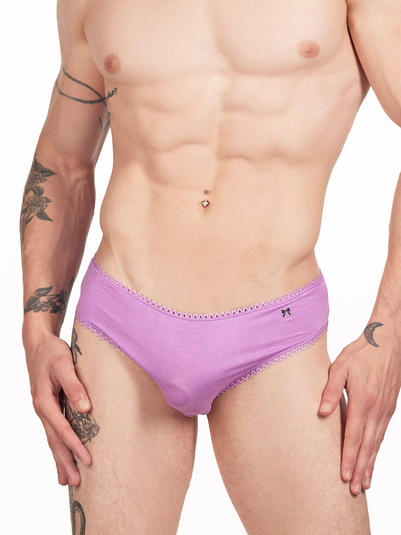 men's purple modal panties - XDress