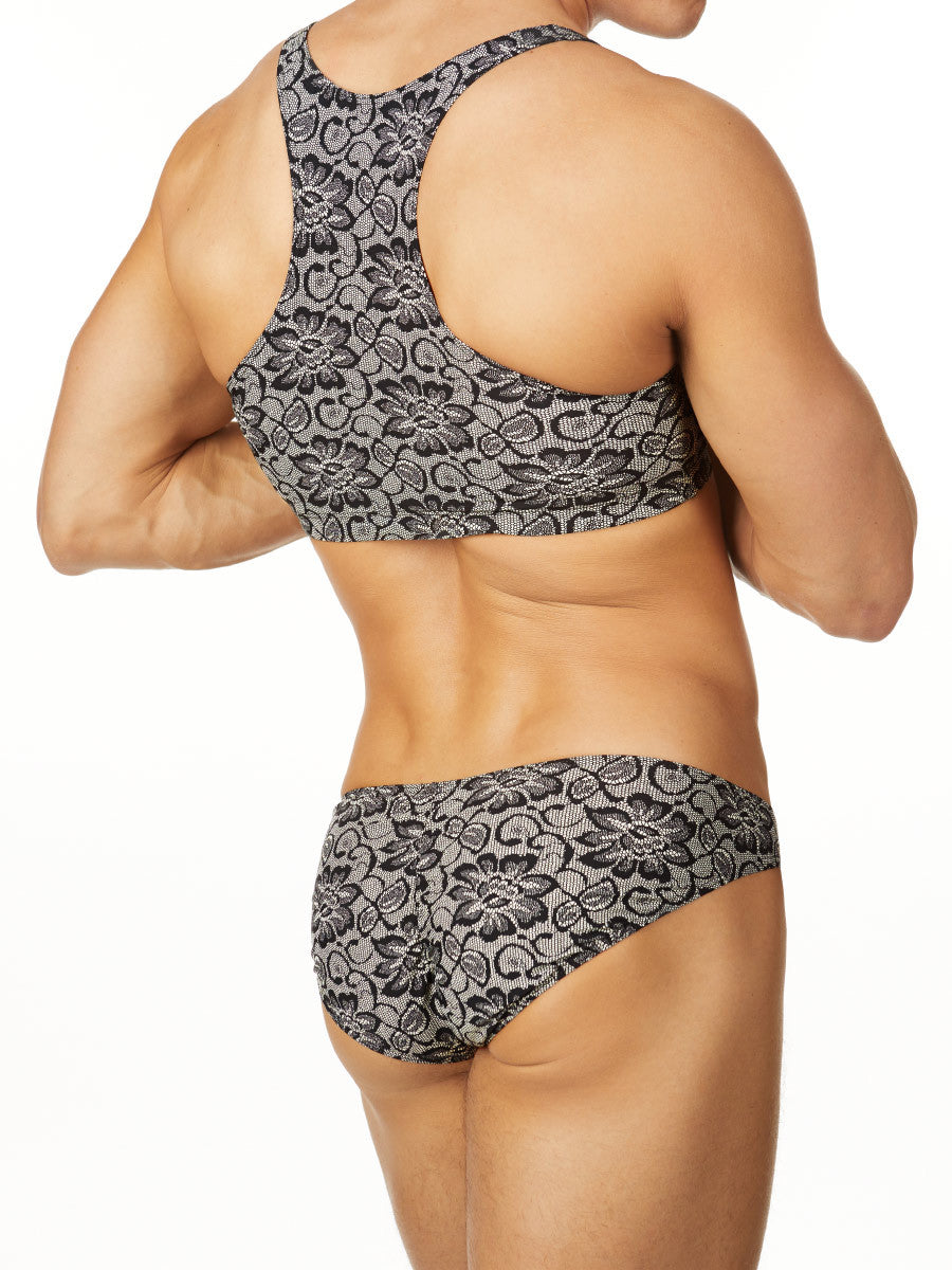 Men's Lace Pattern Bra