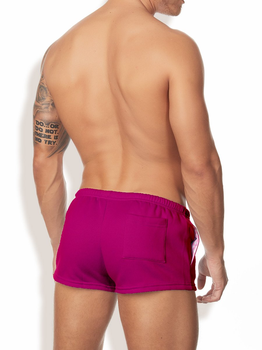 men's pink short shorts