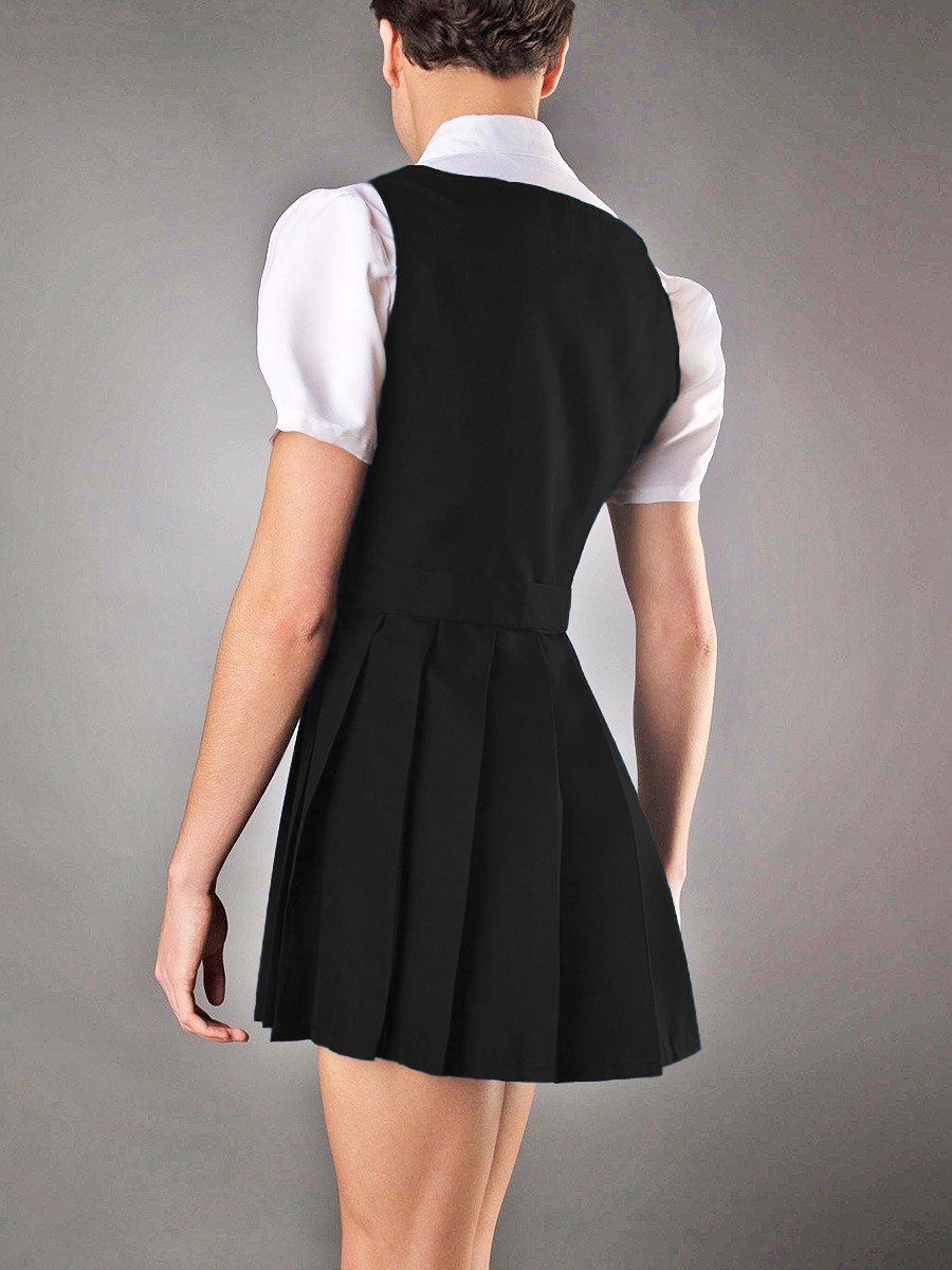 Men's Sexy Schoolgirl Dress